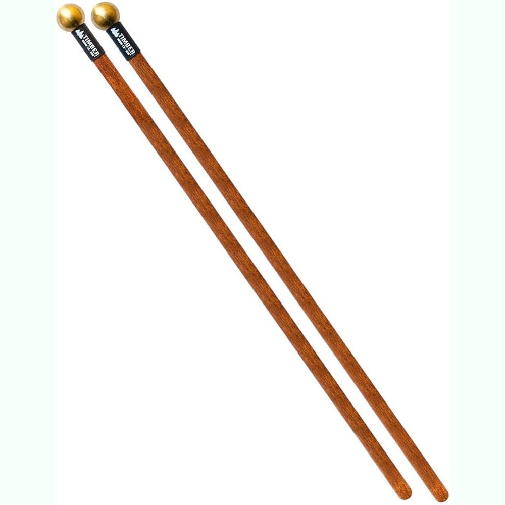 Timber Drum Co Hard Brass Bell Mallets w/ Birch Handles