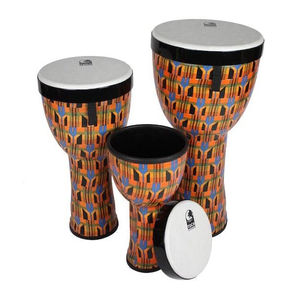 Toca 3 Pc Nesting Djembe Kente