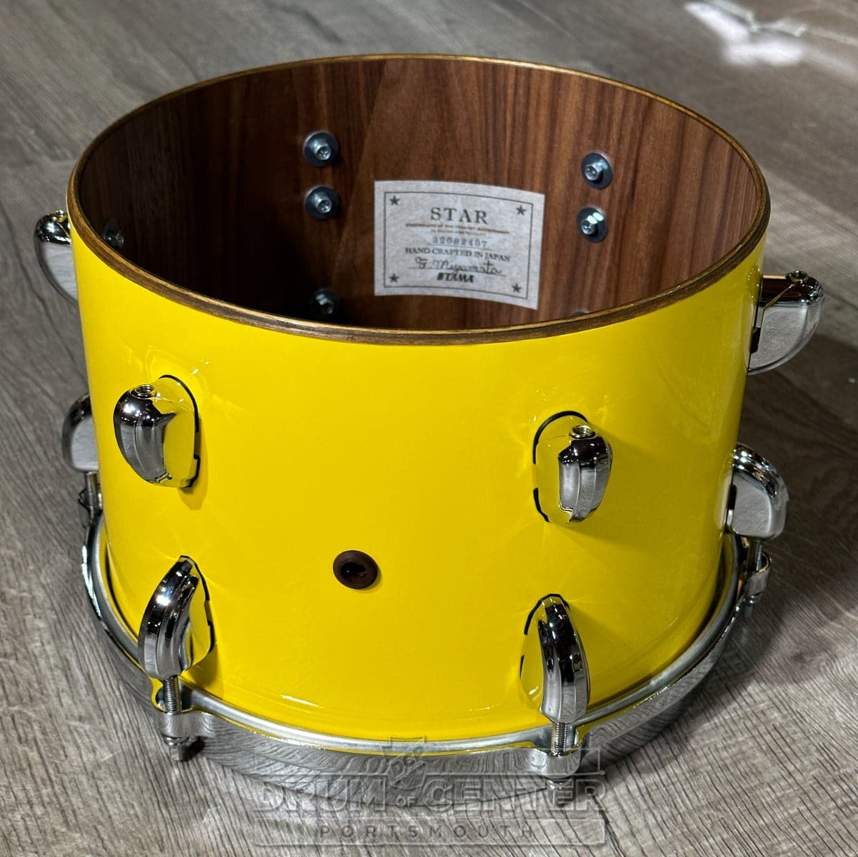 Tama TW42RZSSYL Star Walnut 4pc Drum Set w/22bd Sunny Yellow Lacquer