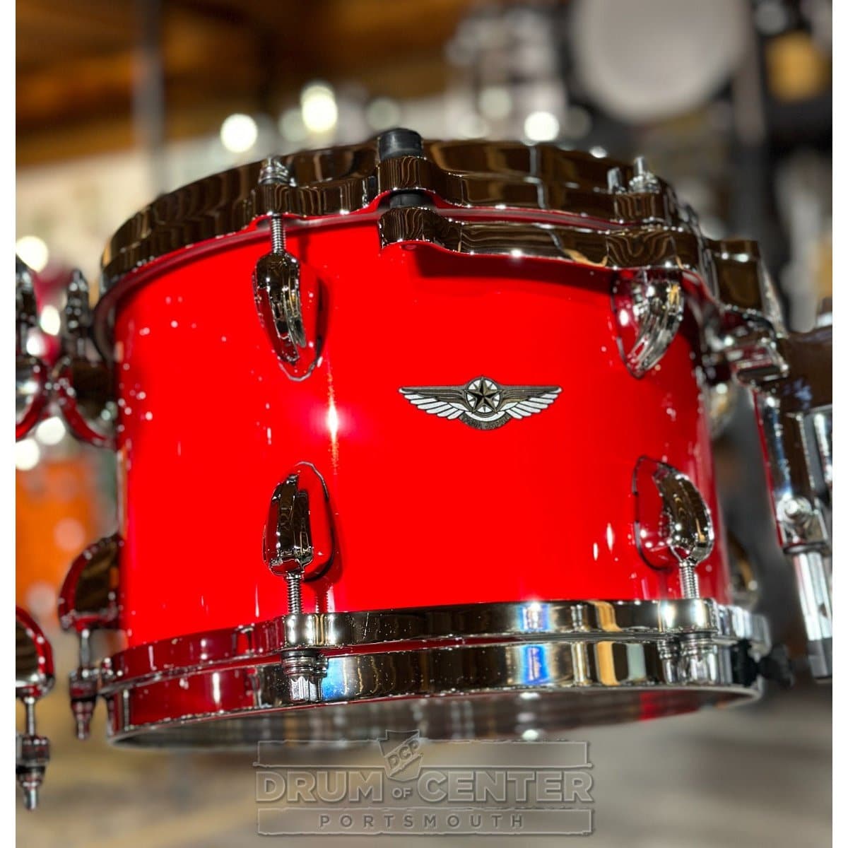 Tama TW42RZSSDR Star Walnut 4pc Drum Set w/22bd Solid Candy Red