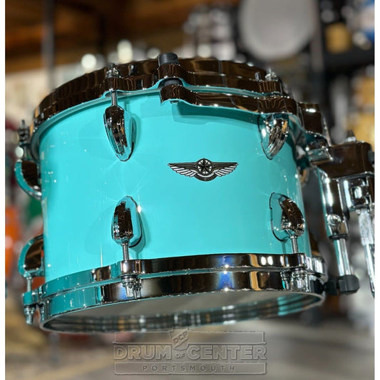Tama TW42RZSGAQ Star Walnut 4pc Drum Set w/22bd Grand Aqua Blue