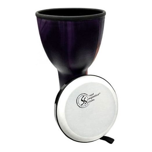 Toca Sympatico Nesting Djembe 12" Woodstock Purple w/Tunable Fiber Head