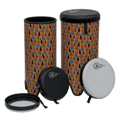 Toca Sympatico Tubadora 14" Kente Cloth w/Tunable Fiber Head