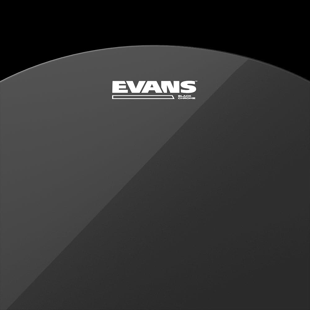 Evans Black Chrome Drum Head 8 Black