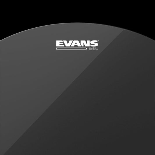 Evans Black Chrome Drum Head 8 Black