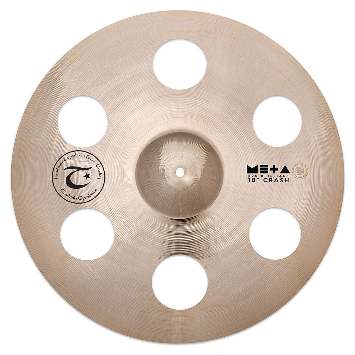 Turkish Meta Crash Holey Cymbal 18"