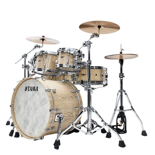 Tama Star Walnut 4pc Drum Set Antique White Japanese Chestnut