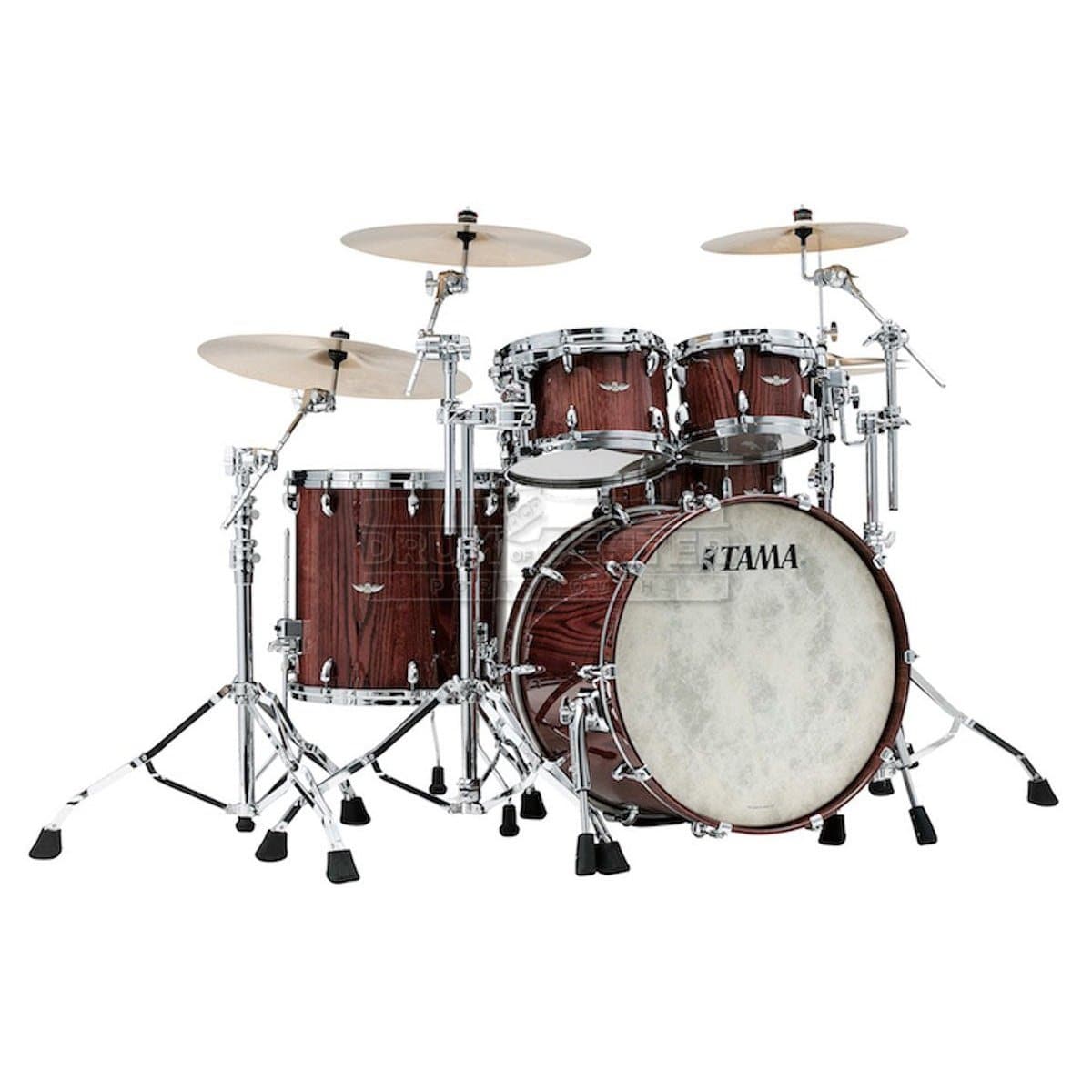 Tama Star Walnut 4pc Drum Set w/22BD Cinnamon Japanese Chestnut