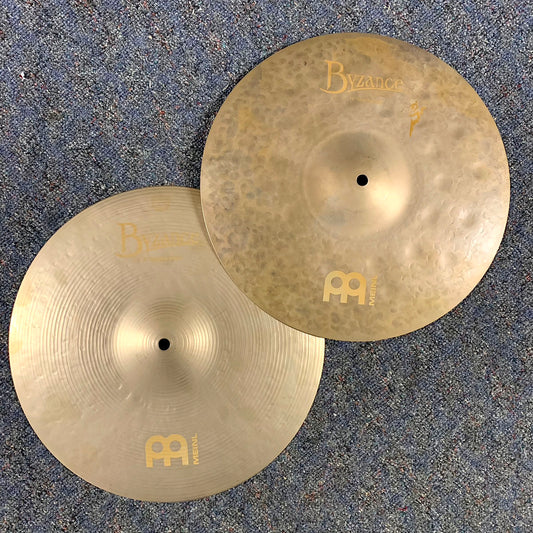 Used Meinl Byzance Vintage Sand Hat Cymbals 14"