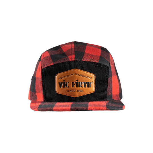 Vic Firth Ltd Flannel 5 Panel Camp Hat