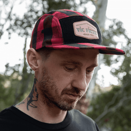 Vic Firth Ltd Flannel 5 Panel Camp Hat