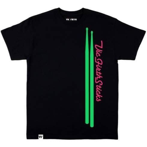 Vic Firth Ltd Edition Vintage 90S T-Shirt - Black - XX-Large