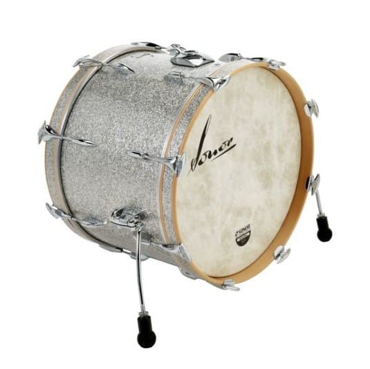 Sonor Vintage Bass Drum 18x14 (w/Mount) Vintage Silver Glitter