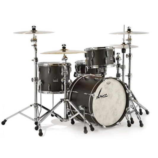 Sonor Vintage 3pc Drum Set with No Tom Arm - Black Slate