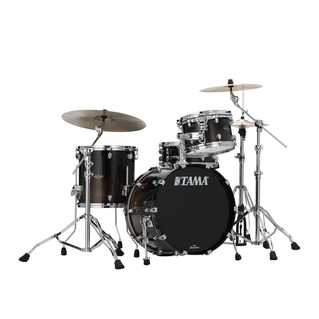 Tama Starclassic Walnut/Birch 3pc Drum Set w/20" BD Transparent Mocha Fade