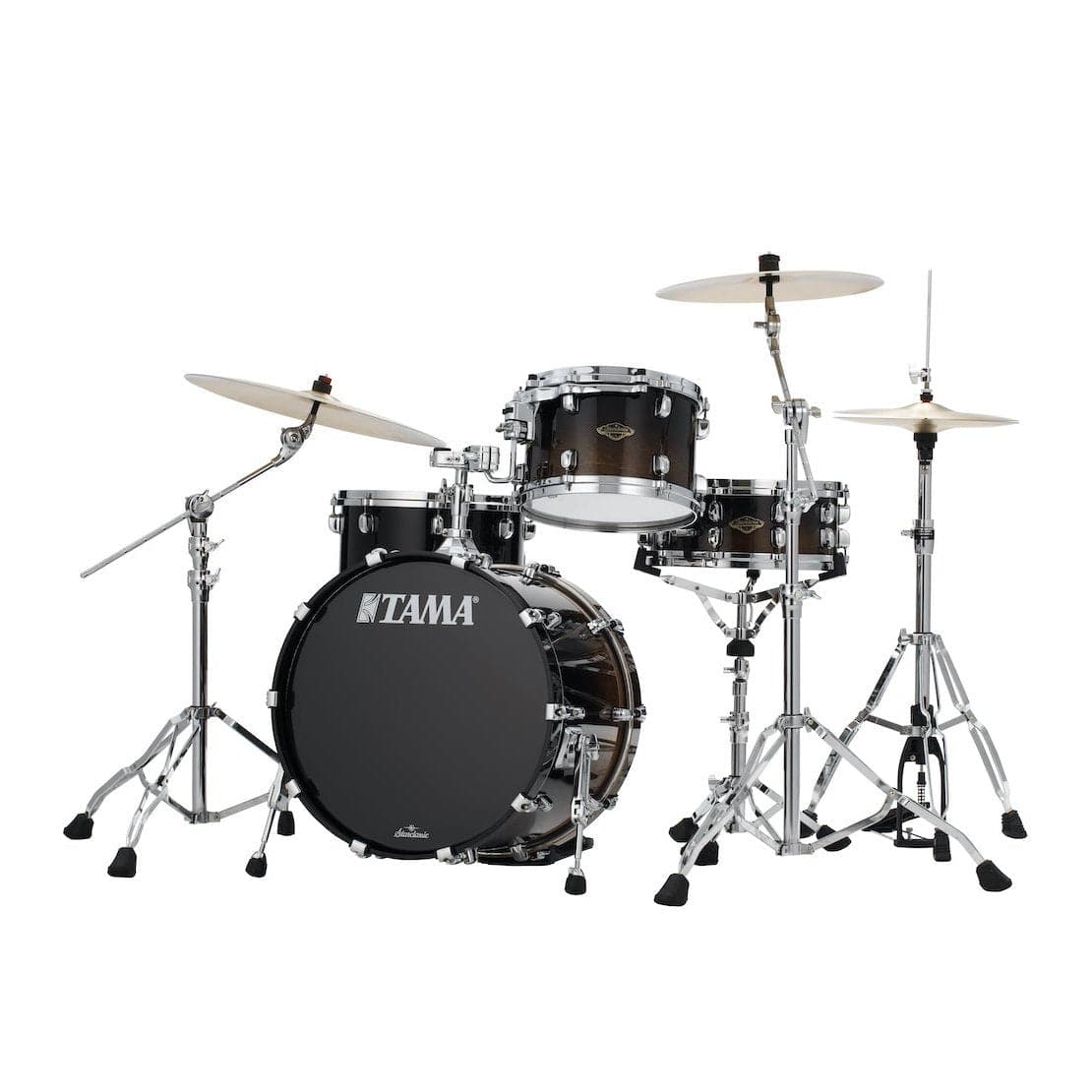 Tama Starclassic Walnut/Birch 3pc Drum Set w/20" BD Transparent Mocha Fade