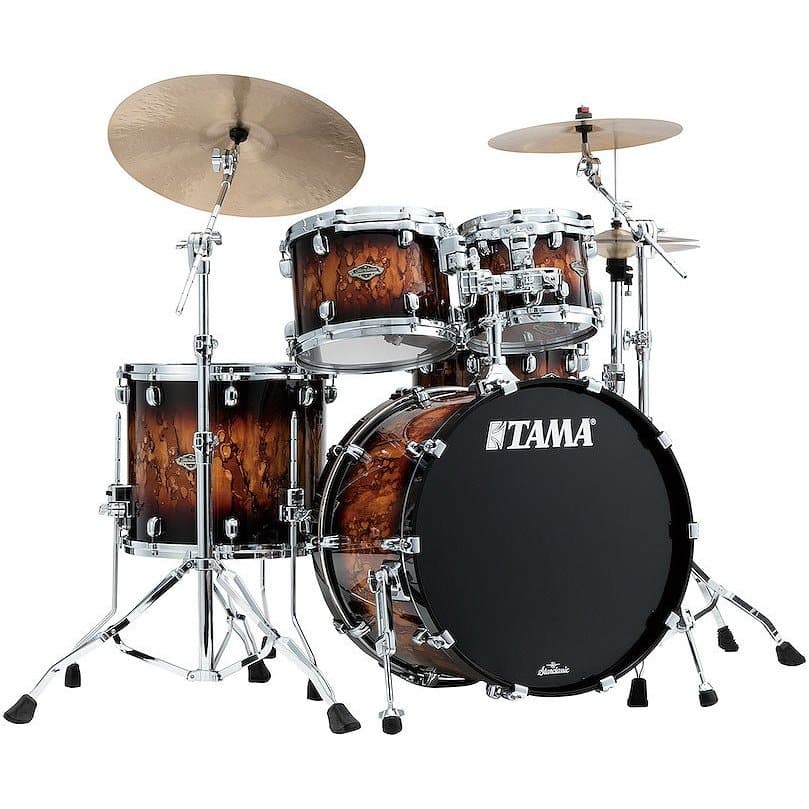 Tama WBS42SMBR Starclassic Walnut/Birch 4pc Drum Set Molten Brown Burst
