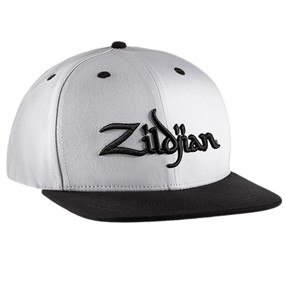 Zildjian 6 Panel Snapback Hat - White
