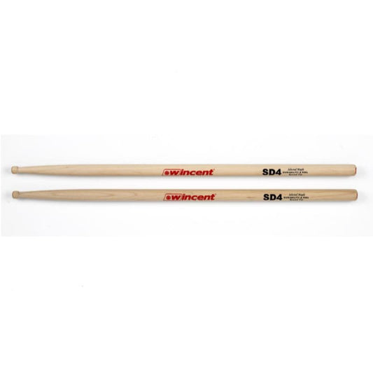 Wincent SD4 Maple Drum Sticks - Round Tip