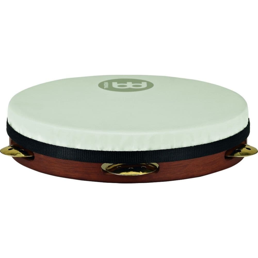 Meinl Vented Jingle Pandeiro 10 True Feel Synthetic Head African Brown