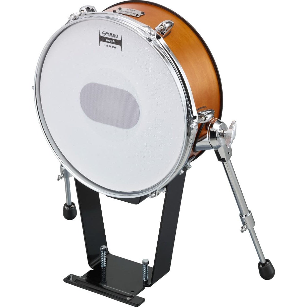 Yamaha KP128 12 Electronic Mesh Kick Pad Tower - Real Wood OPEN BOX MODEL