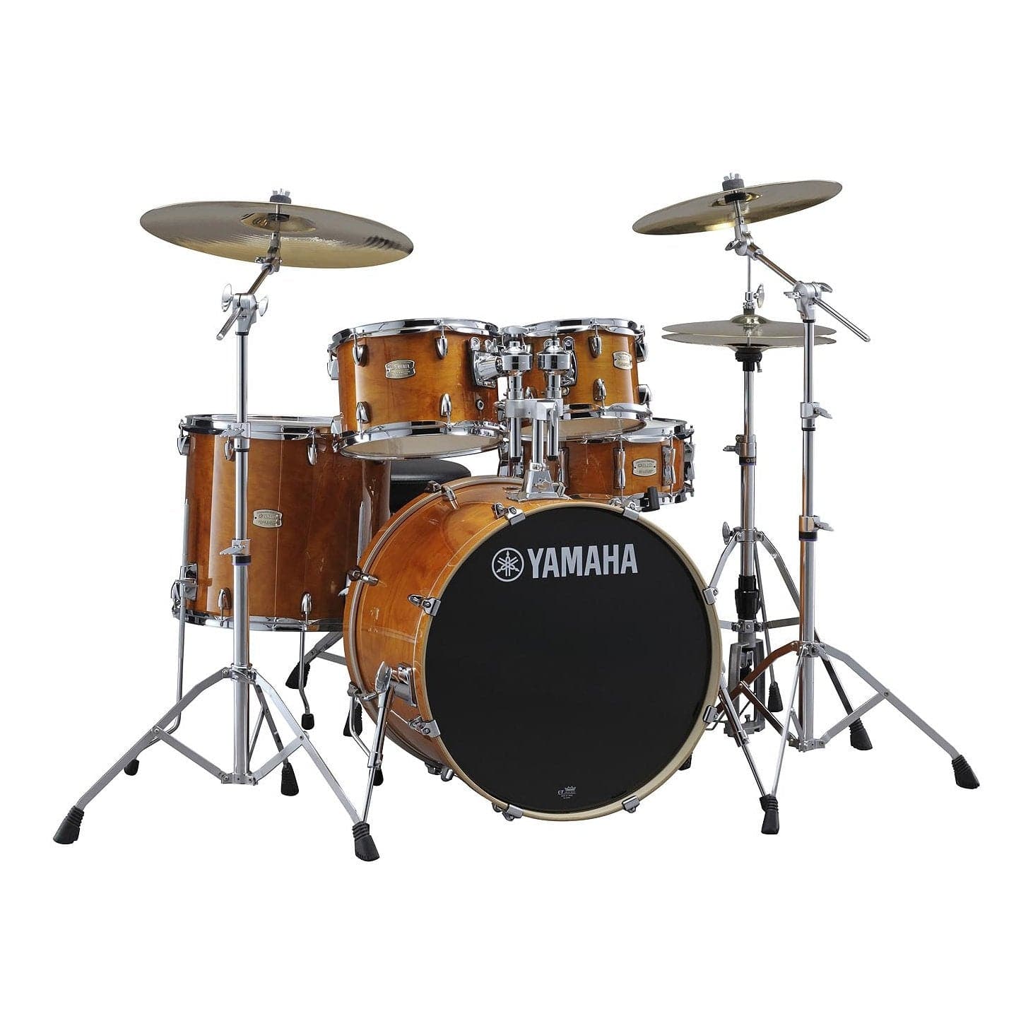 Yamaha Stage Custom Birch 5pc Drum Set w/ 22" BD Honey Amber