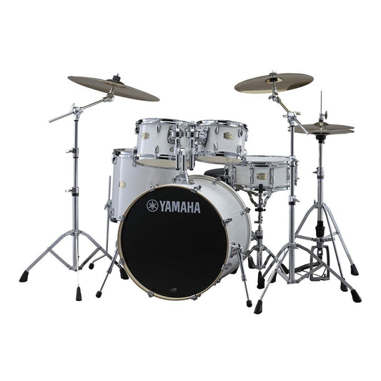 Yamaha Stage Custom Birch 5pc Drum Set w/22BD & 780 Hardware - Pure White