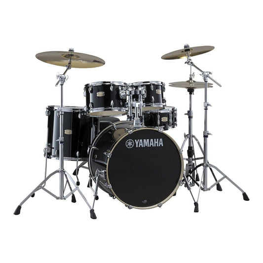 Yamaha Stage Custom Birch 5pc Drum Set w/20BD & 780 Hardware - Raven Black