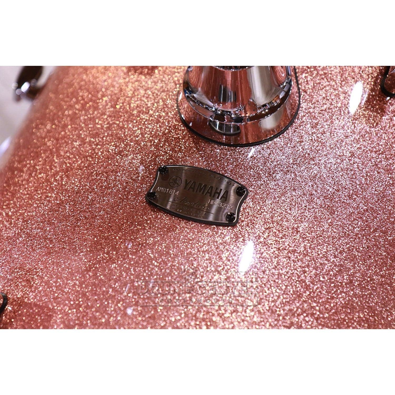 Yamaha Absolute Hybrid 3pc Jazz Drum Set Pink Champagne Sparkle