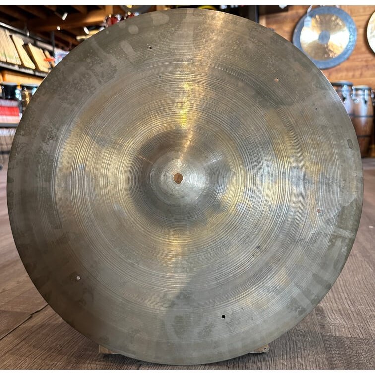 Used Vintage Zildjian Crash/Ride Cymbal 18" Drilled for Rivets